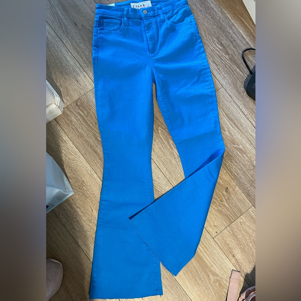 Frank & Eileen Flannigan bright blue denim